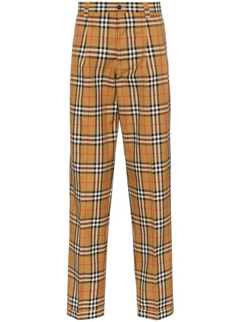 burberry print trousers plt|burberry signatures for men.